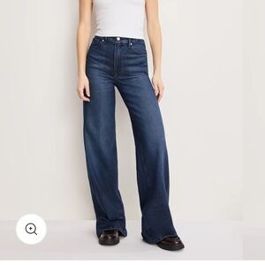 Good American Soft-tech Good Skate Wide Jeans size 8